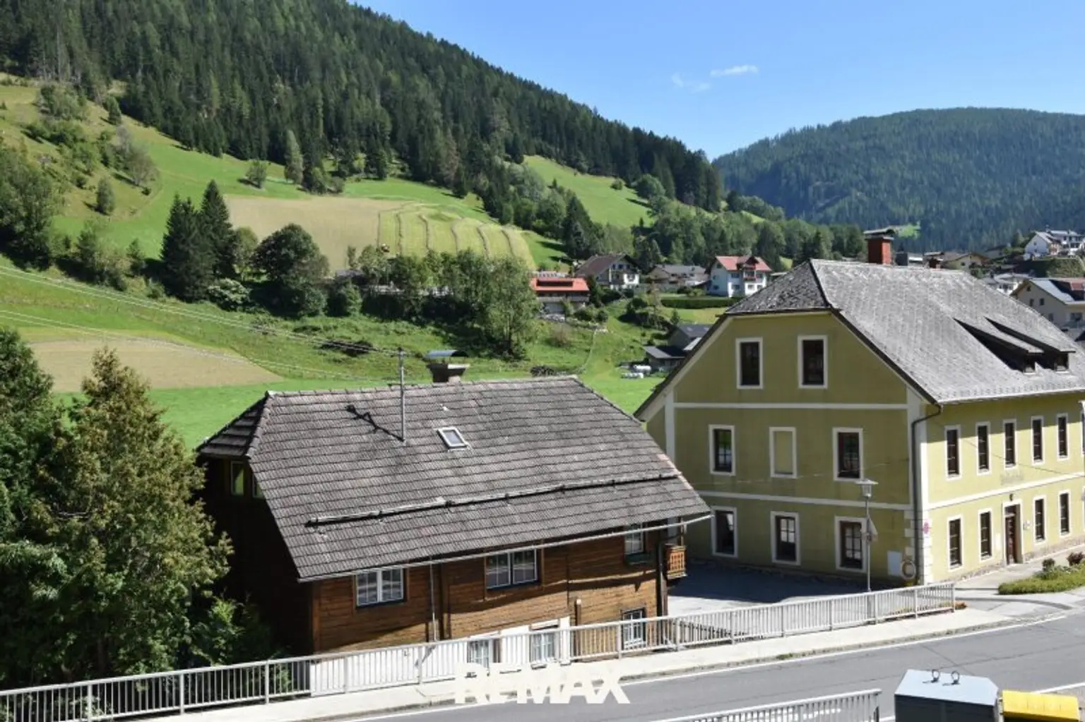 Blick über die Straße