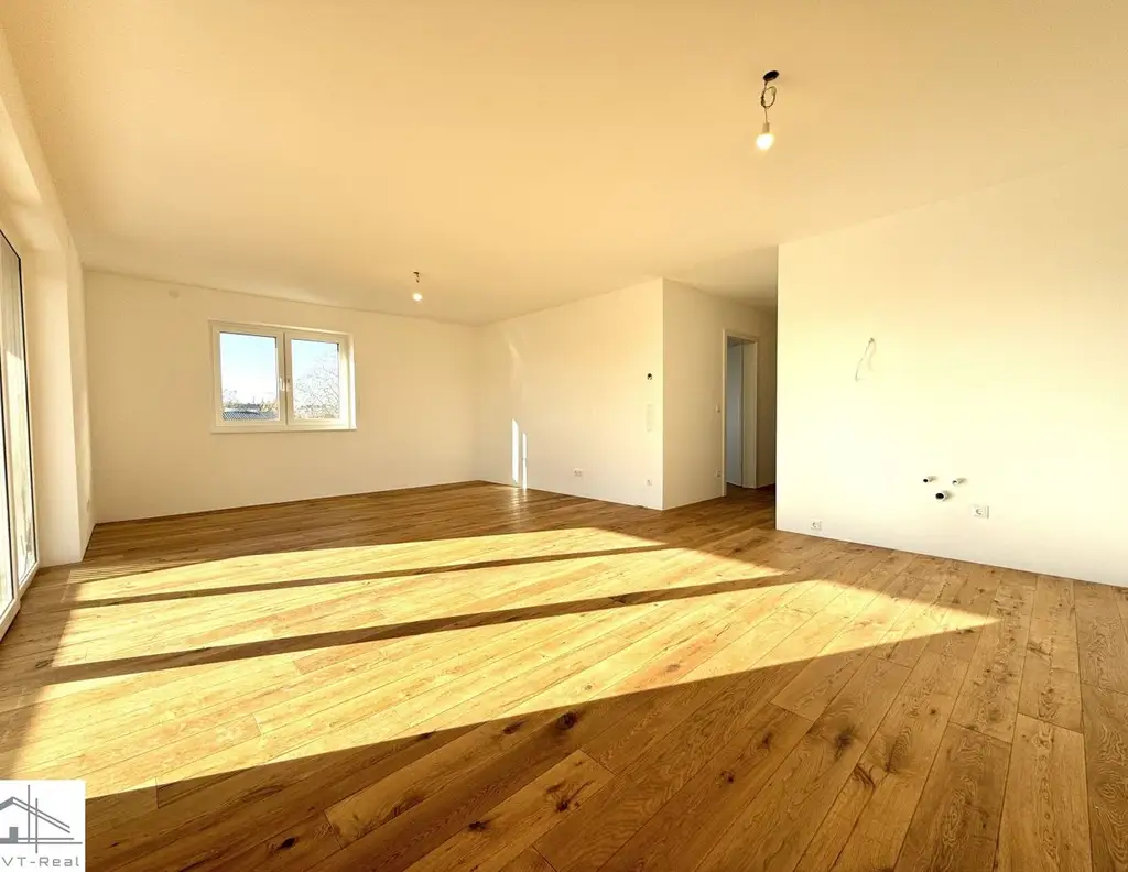 Helle & perfekt aufgeteilte 3-Zimmer Neubauwohnung in Wels.