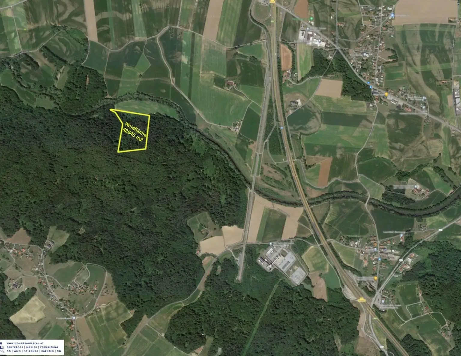 Waldgrundstück (4,26 ha) in Weitendorf zu verkaufen