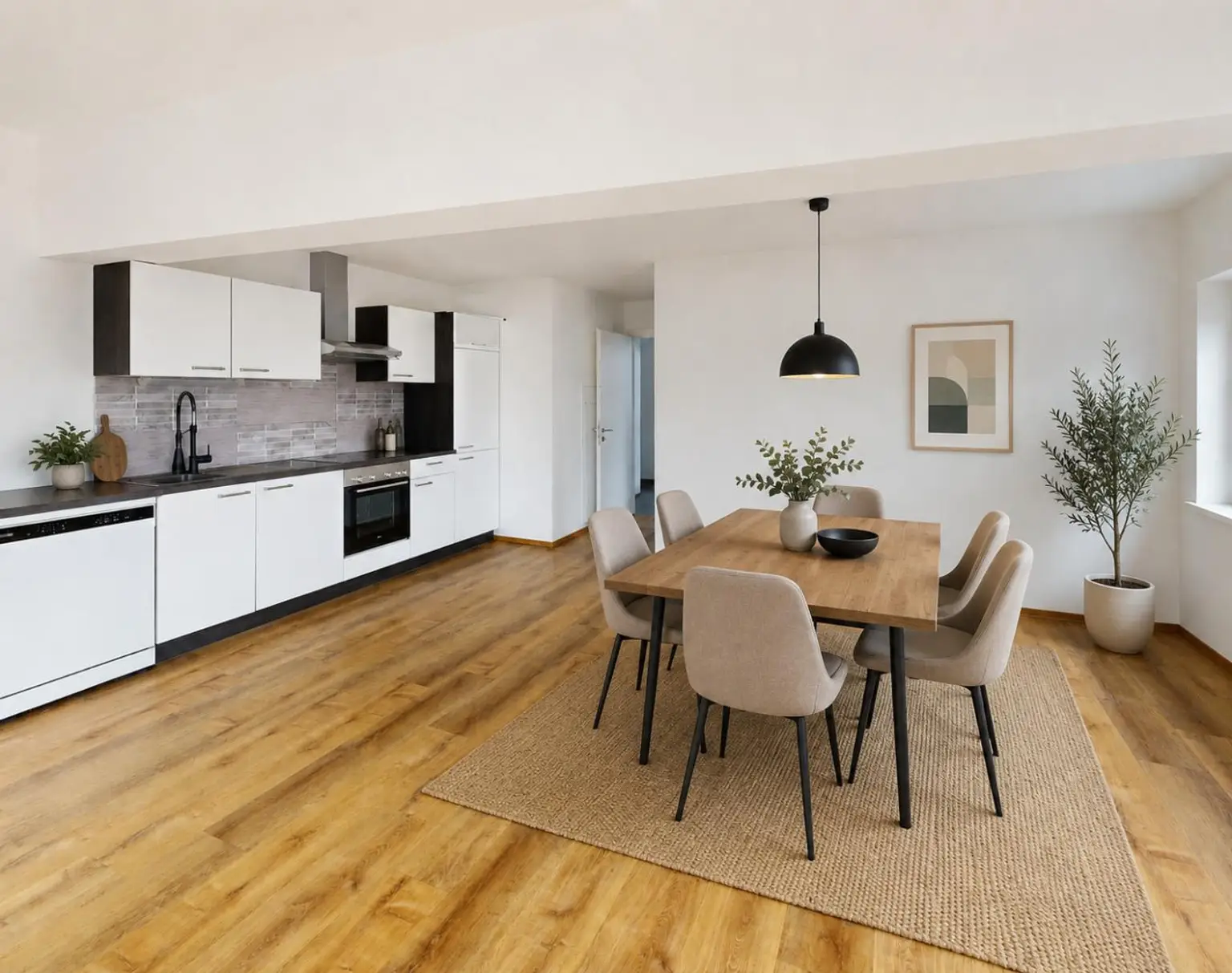 Wohnung - Wohnen-Essen. Visualisierung