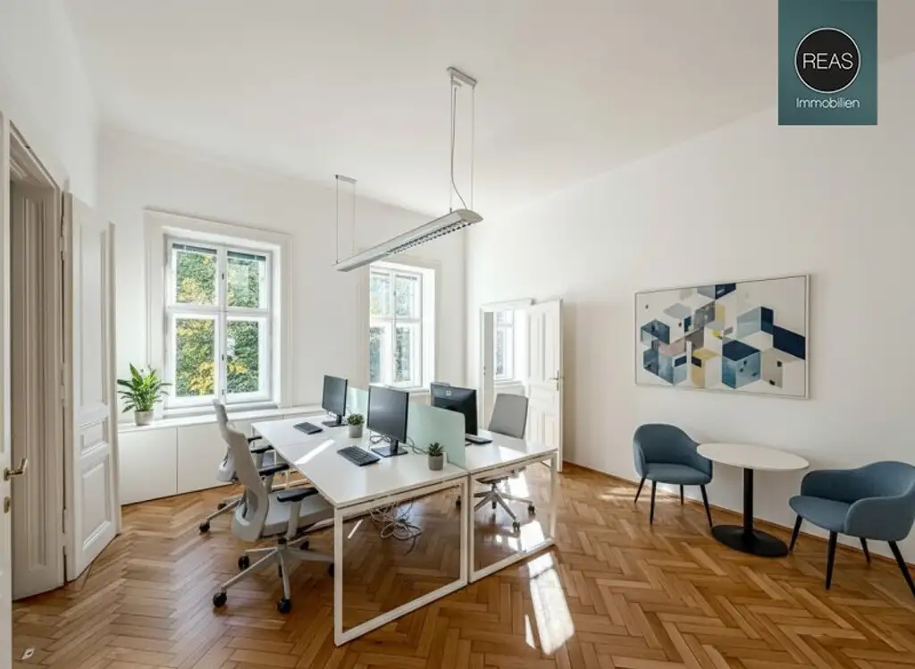 Klimatisiertes Büro bei neuer U5 Station! Repräsentatives Haus in bester Innenstadtlage bei der Votivkirche!