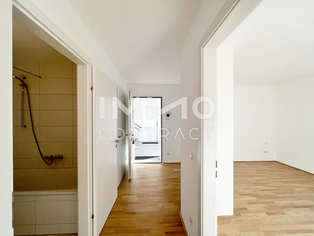 NEUE - 2Zi- 53,26qm- WBalkon-MIETE, Lift, Tiefgarage, 
in beliebter Grünruhelage