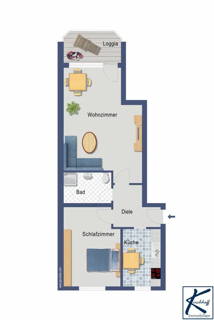 Grundriss Wohnung