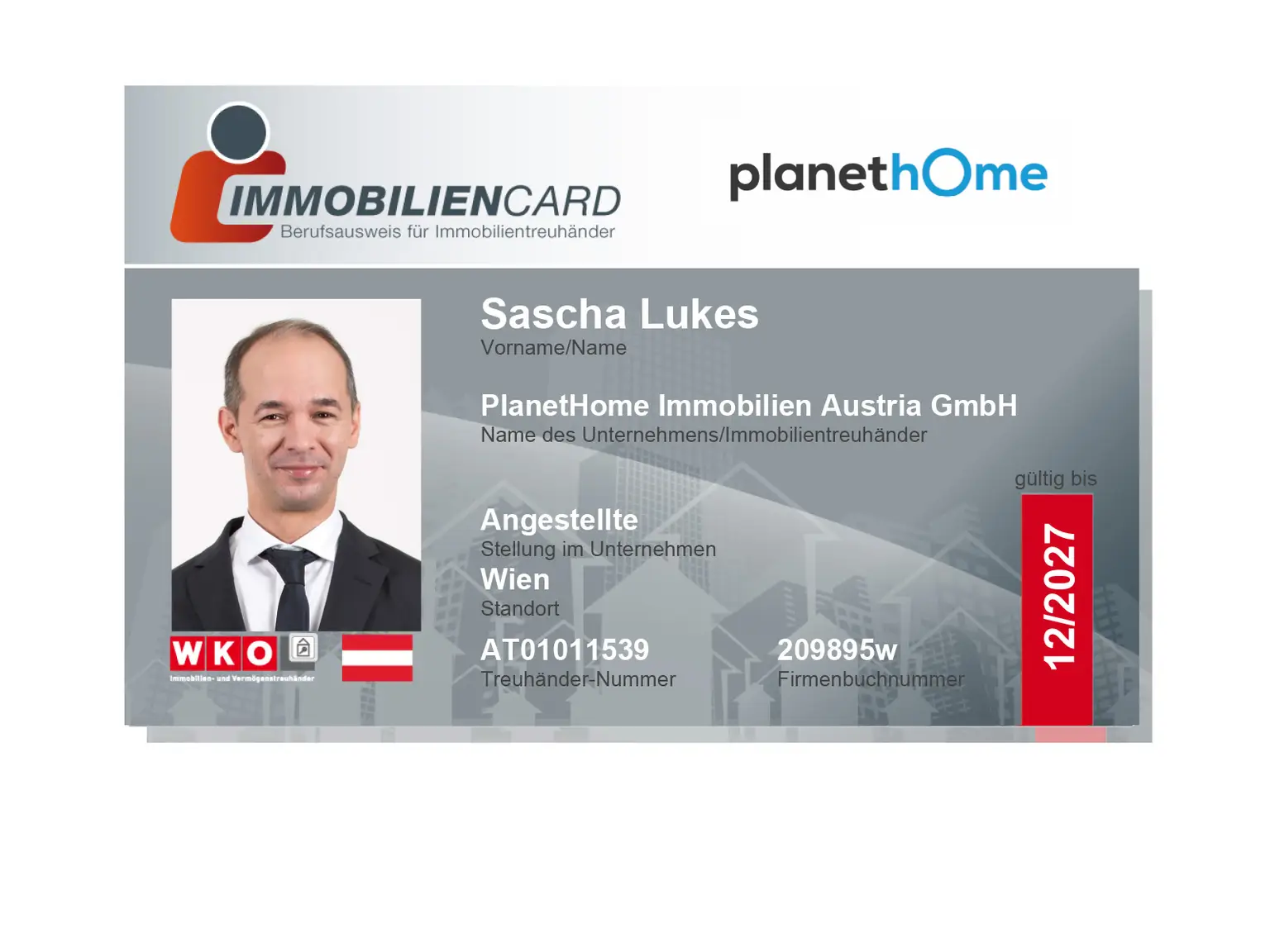 Immobiliencard