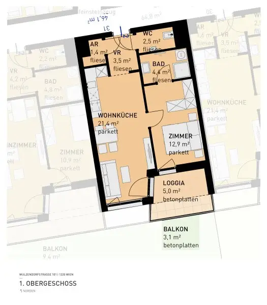 PROVISIONSFREI - Aspern Flats 101 - Ihr Traum vom Eigenheim im Grünen