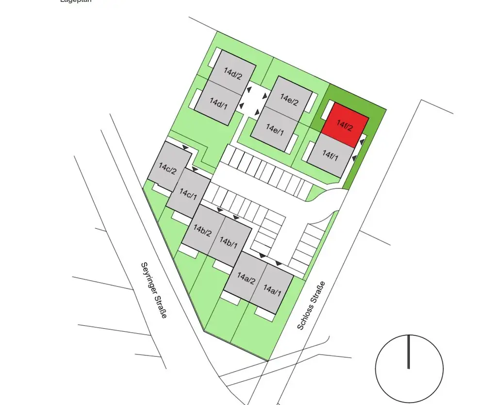Lageplan alle Häuser