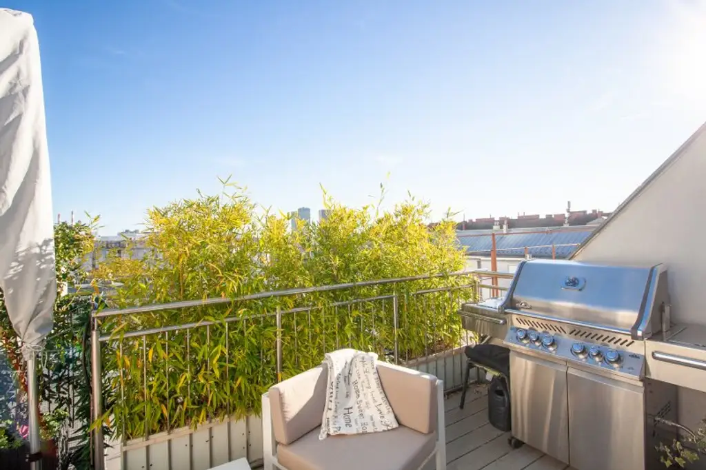 Modernes Maisonette-Juwel mit Terrasse im 3. Bezirk – Tischlerküche, 2 Bäder & Klimaanlage