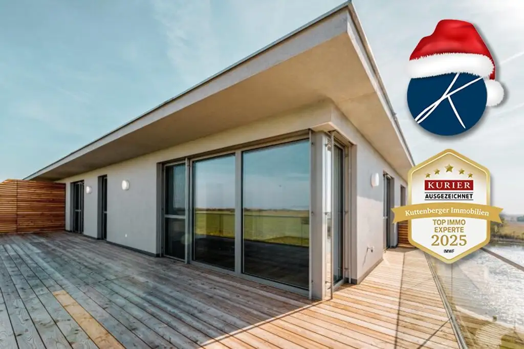 Luxuriöse 2 Zimmer Dachgeschoßwohnung als Erstbezug im Seepark Oggau! PROVISIONSFREI für den Käufer!