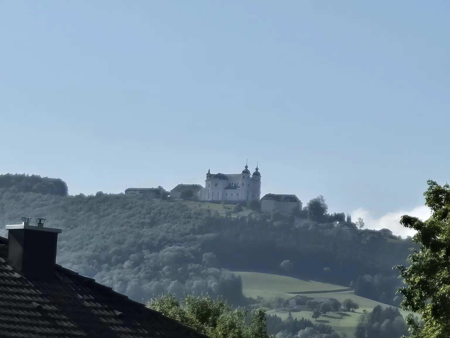 Blick auf die Wallfahrtsbasilika Sonntagberg