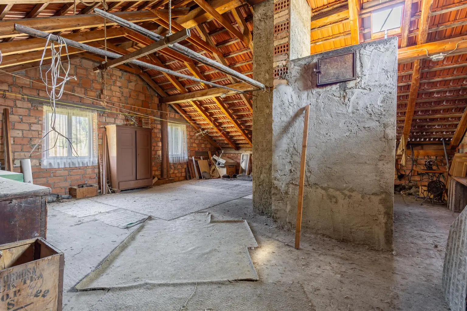 Rohdachboden neues Haus