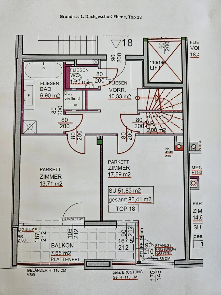 Exklusive City-Maisonette mit Panoramablick, Kamin & Abendsonne über der Stadt