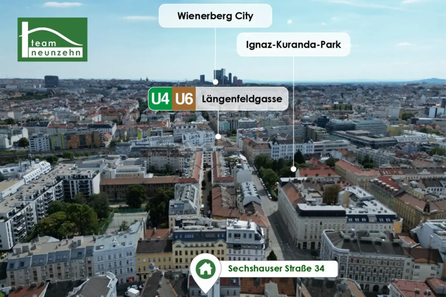 Freundliche DG-Wohnung in Sechshaus - 5 Gehminuten zu U4 und U6! Schlafzimmer in Hofruhelage!