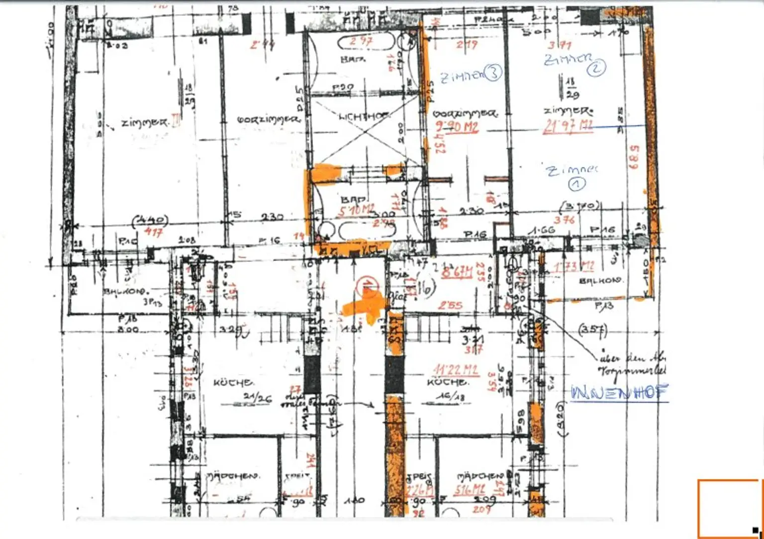 WIEN MITTE:  Charmante 3,5 Zimmer Altbauwohnung mit Balkon  und TOP Verkehrsanbindung