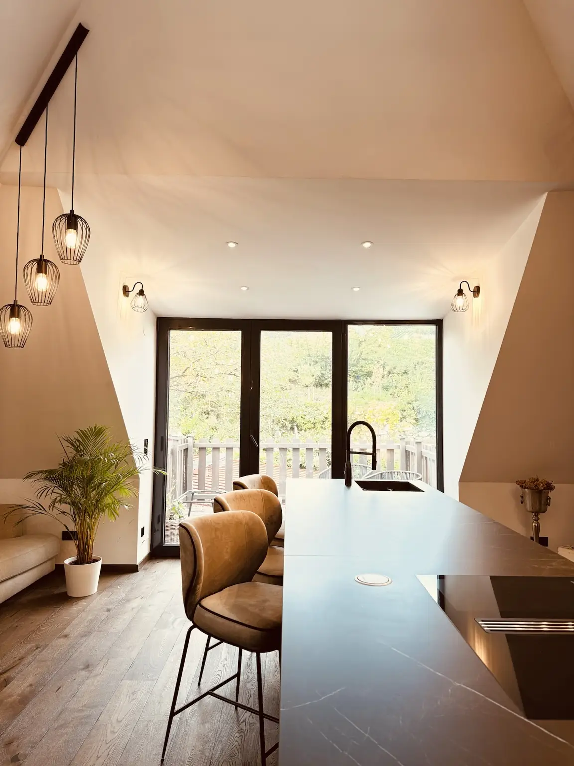 Wohnzimmer inkl. Küche