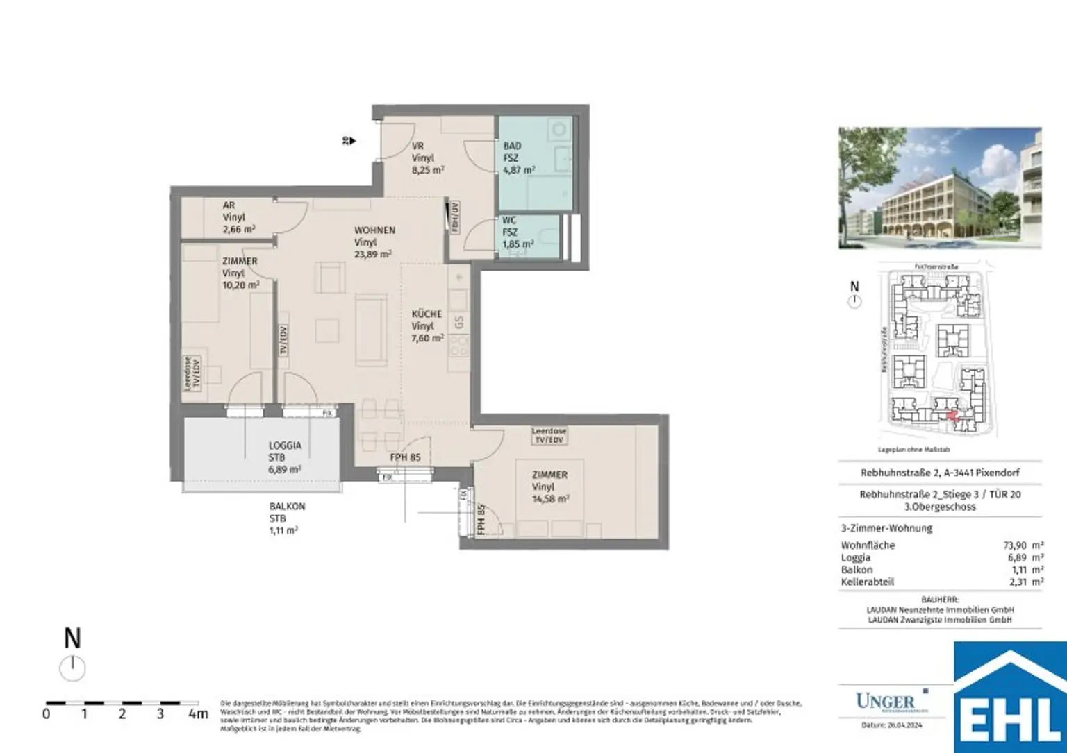 Ihr Traum vom Wohnen wird wahr: Moderne Mietwohnungen im Tullnerfeld