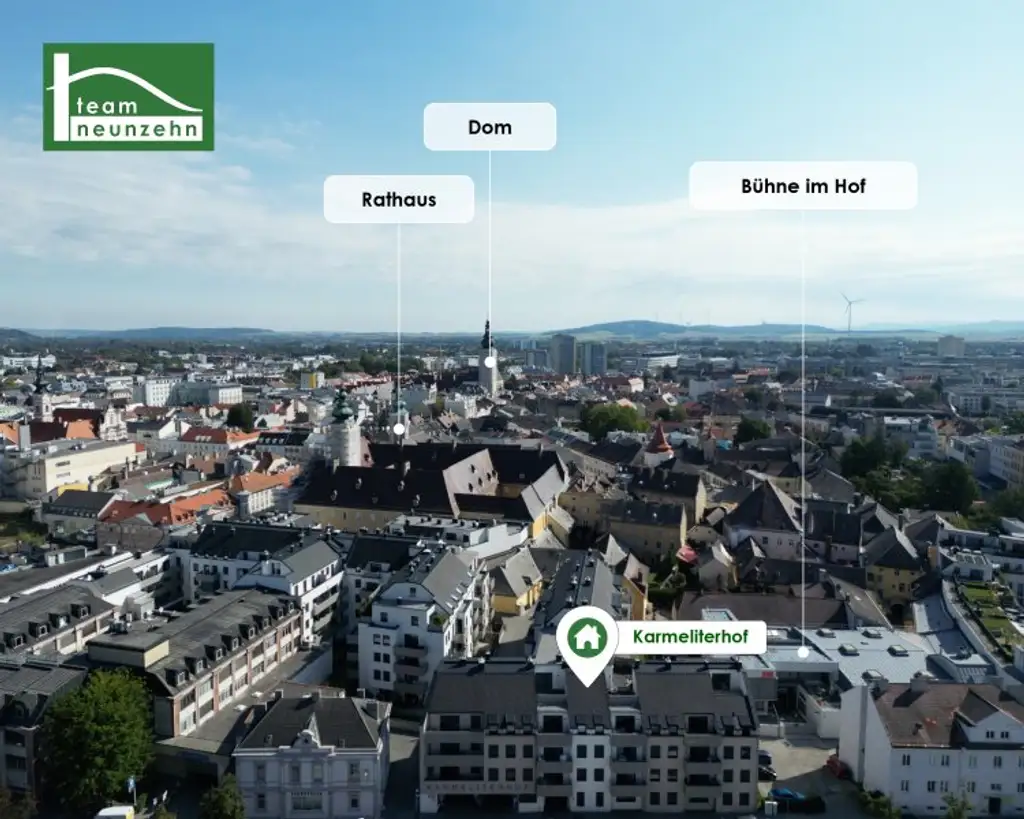 Moderner Wohntraum mit hochwertiger Ausstattung inklusive Einbauküche! Karmeliterhof - Neubauwohntraum beim Rathausplatz! - JETZT ZUSCHLAGEN
