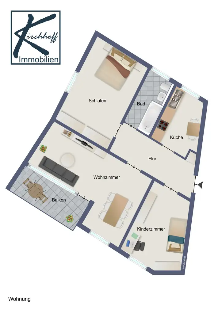 Wohnungsgrundriss