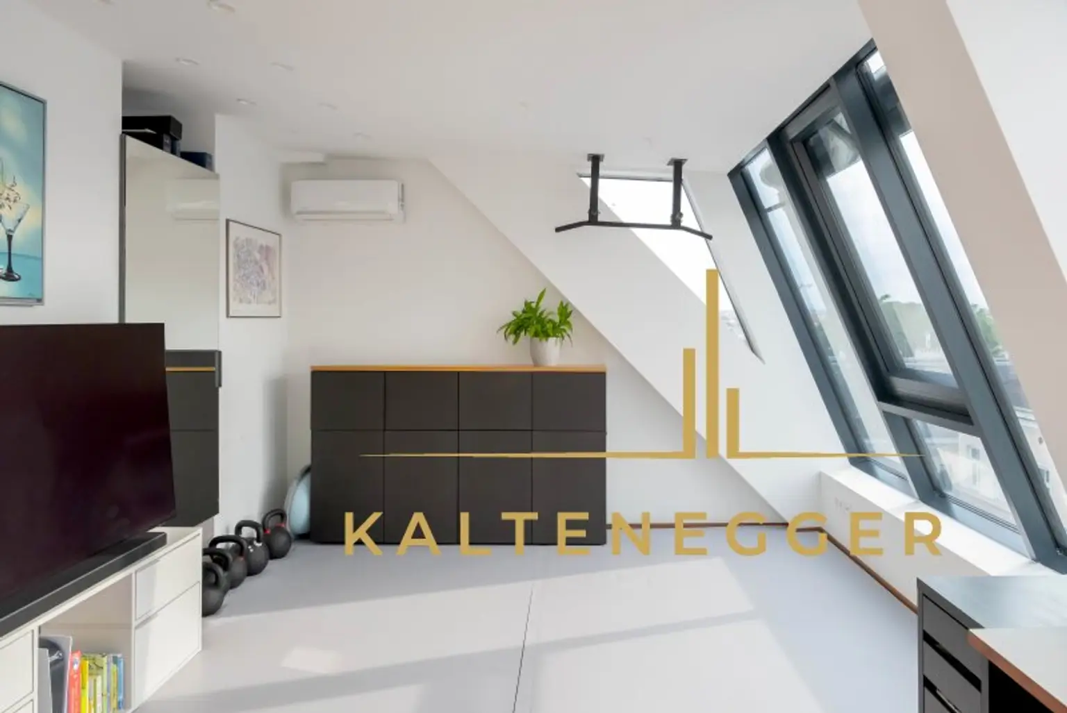 Fitness-TV-Officezimmer ca. 20,70 m²