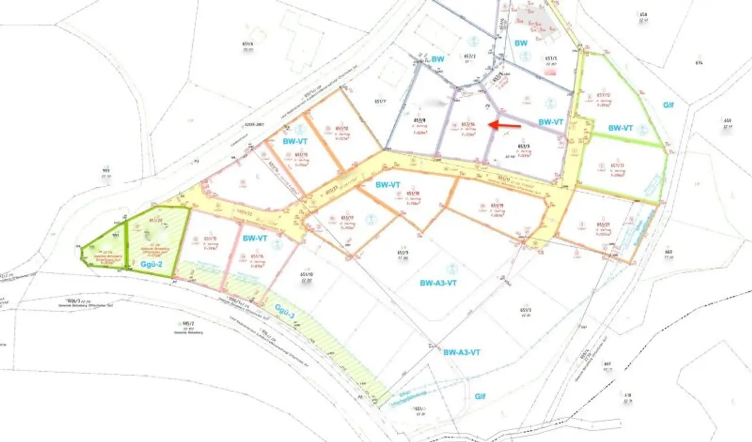 Auszug - Teilungsplan
