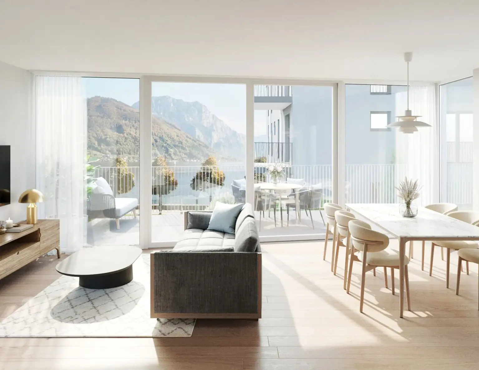 Exklusive 4-Zimmer-Architektenwohnung mit Panoramaterrasse in Gmunden