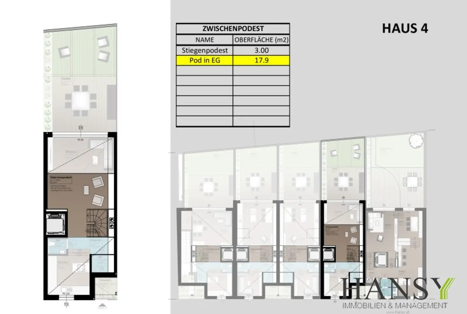 Neuer Preis! Nur mehr 3 Häuser verfügbar! Erstbezug-Haus im Zentrum von Perchtoldsdorf mit Lift, großzügigen Freiflächen und 2 Garagenstellplätzen.