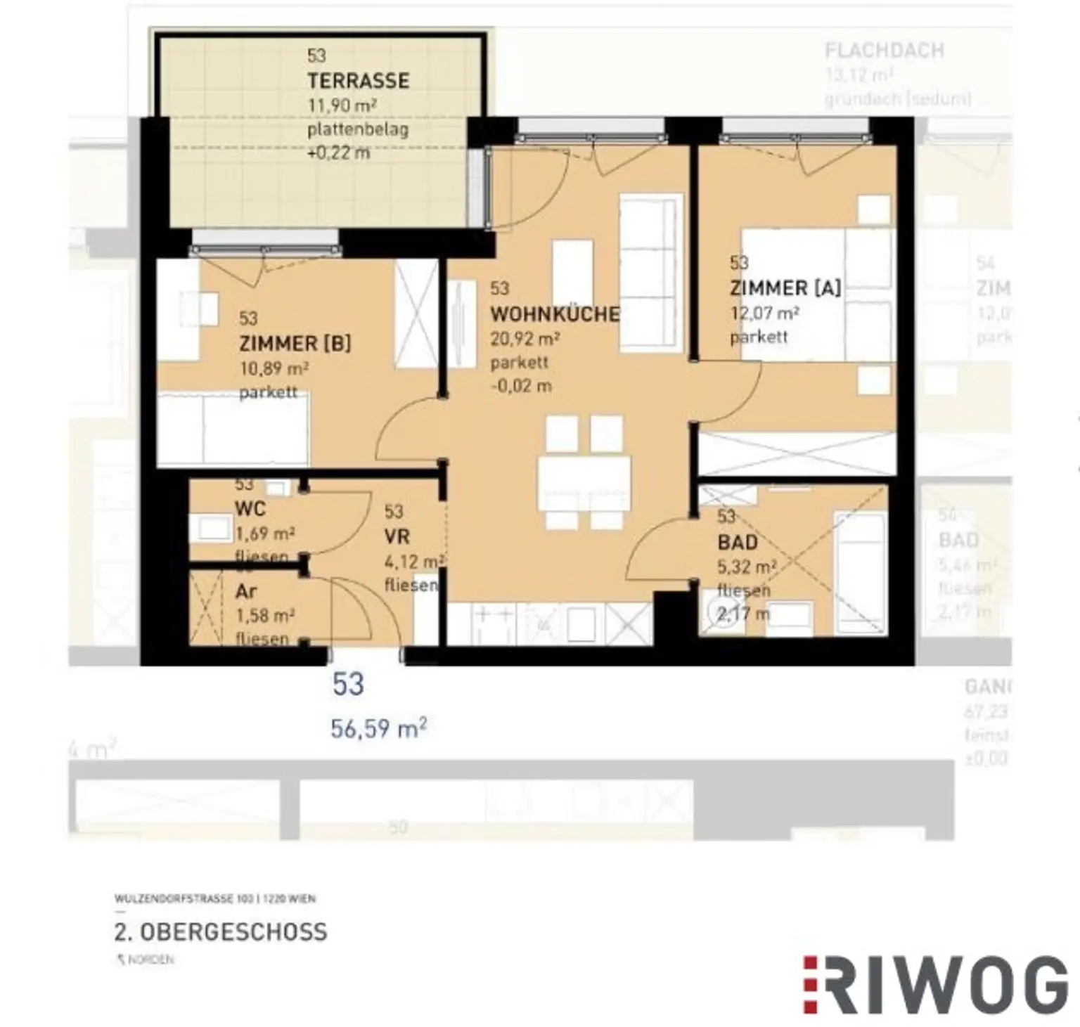 || Perfekt aufgeteilte 3-Zimmer Wohnung mit Terrasse & extra Eigengarten im Erdgeschoss || Neubau nähe Alter Donau ||