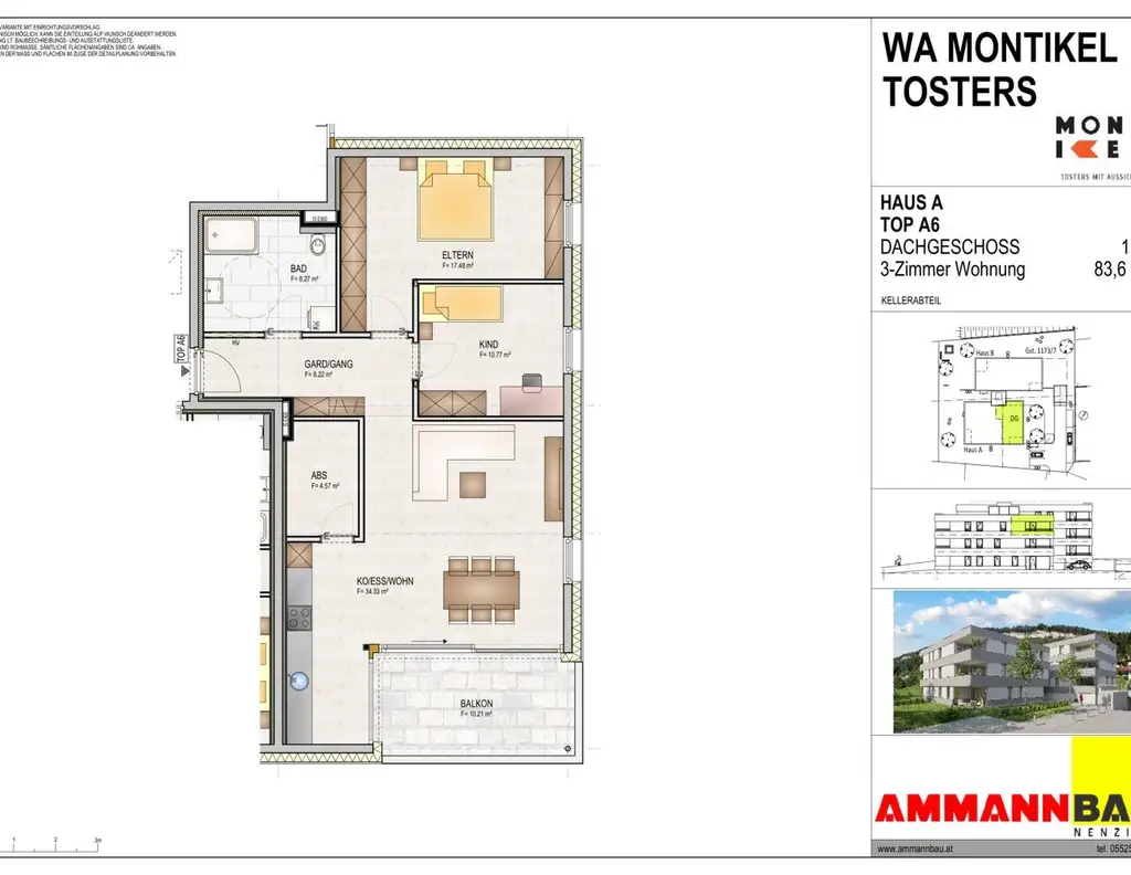 WA Montikel TOP A6 Dachgeschosswohnung