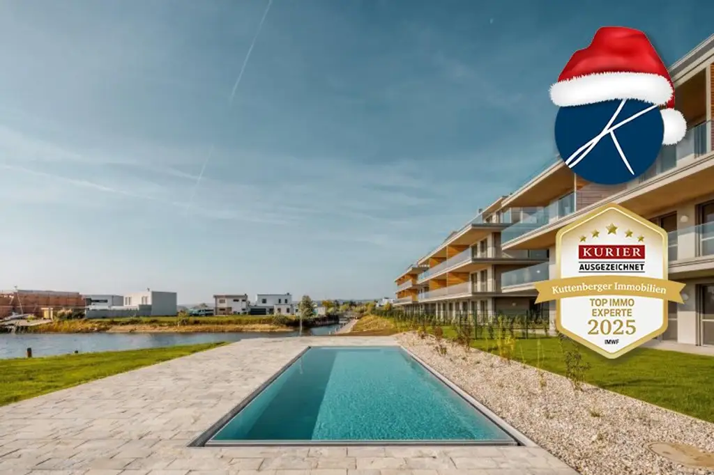 Luxuriöse 2 Zimmer Dachgeschoßwohnung als Erstbezug im Seepark Oggau! PROVISIONSFREI für den Käufer!