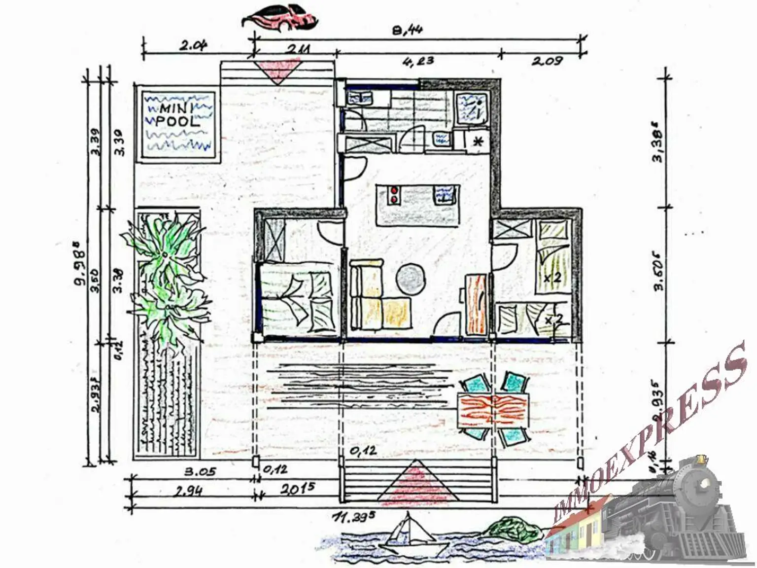 Villa Gioia – Moderne Strandvilla mit 45 m² Wohnfläche und 65 m² Terrasse im BUQEZ-Resort, Dalmatien