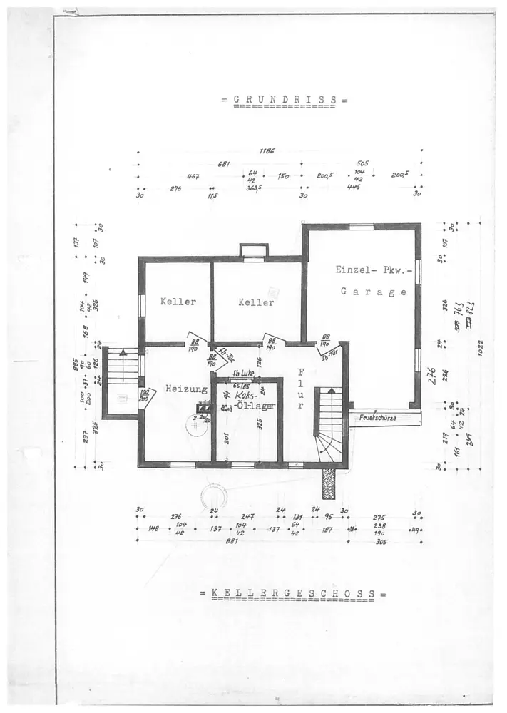 Grundriss UG