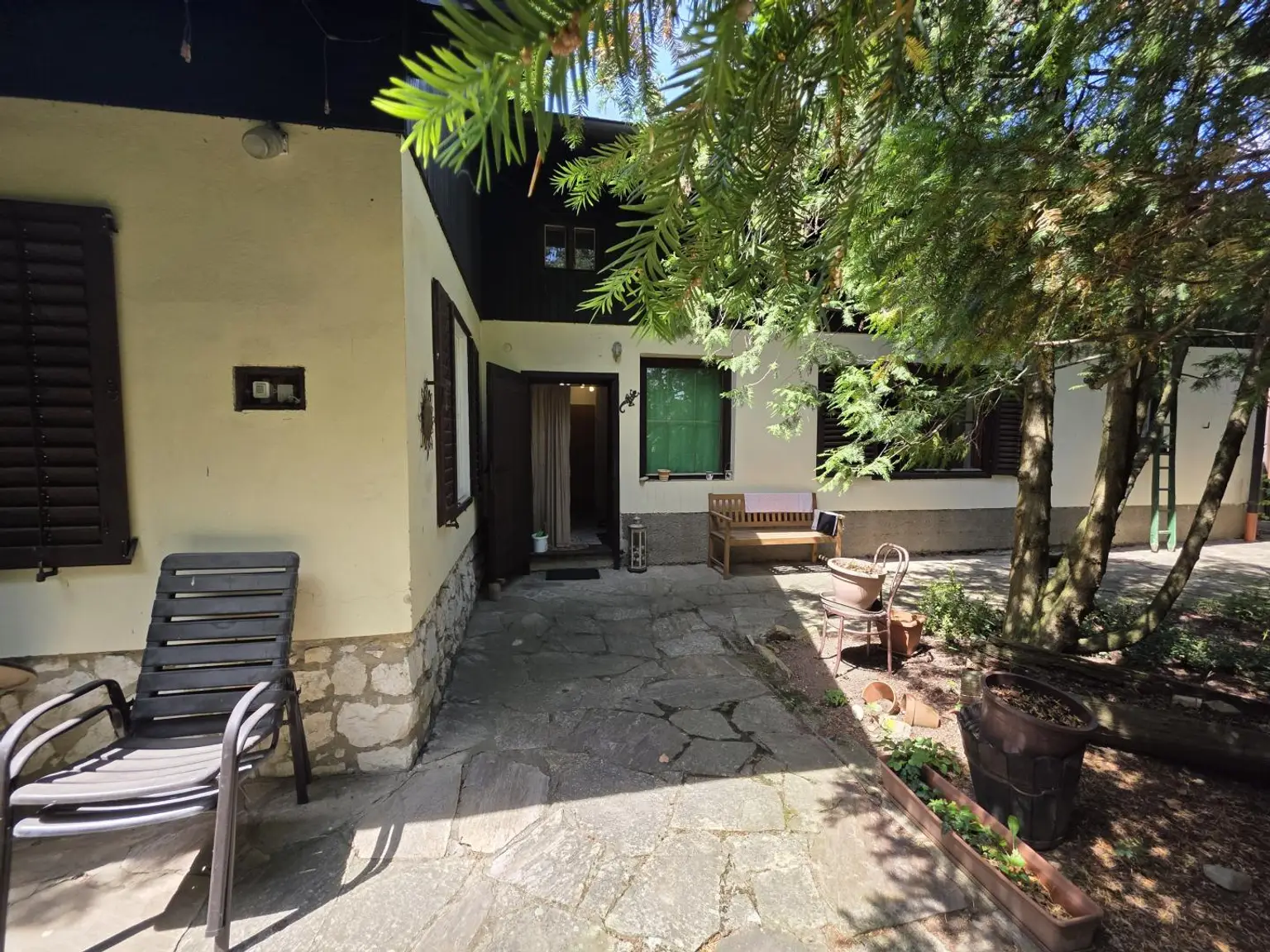 Eingang ins Haus