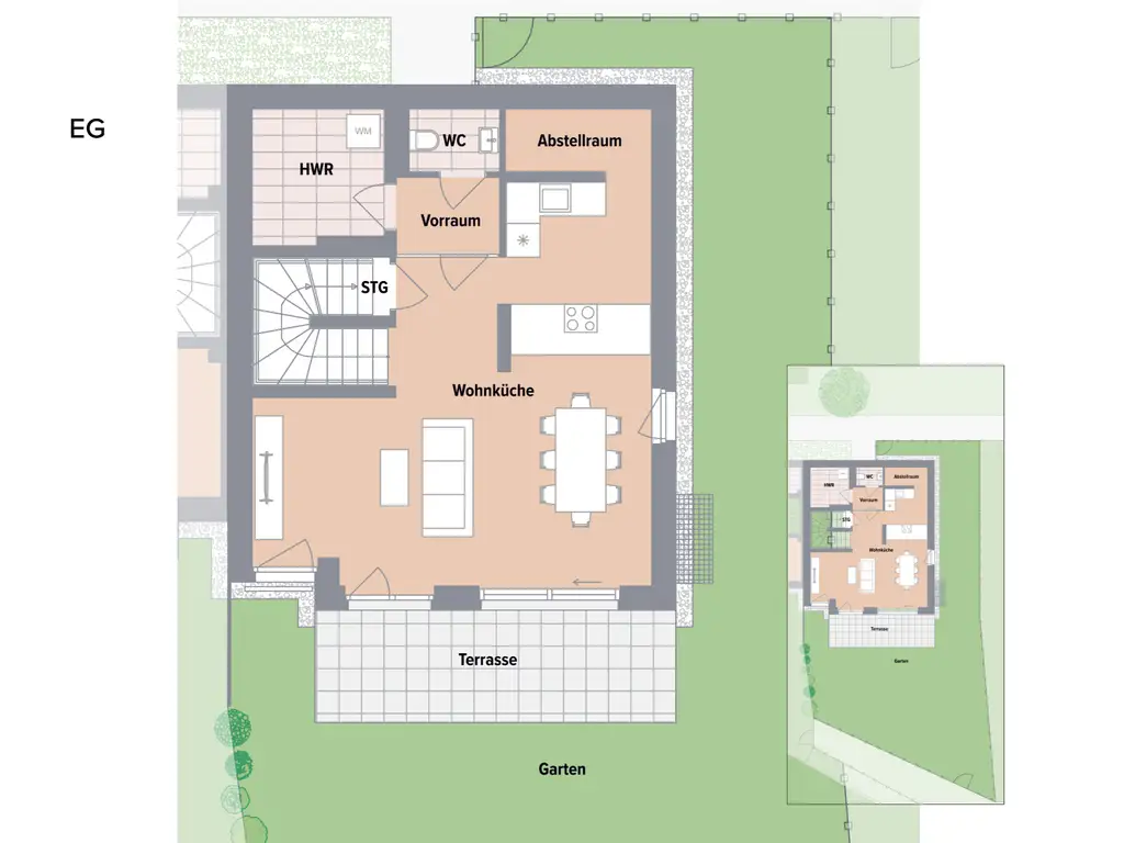 Baubeginn Erfolgt! Neubau-Doppelhaushälfte in Unterpremstätten! Provisionsfrei und direkt vom Bauträger!