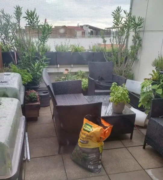 kleine Terasse ETW