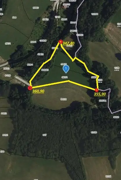 Luftbild Nr. 3 Höhenkarte