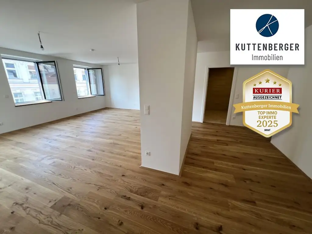 *Superprojekt: ''Über den Baumwipfeln" TOP 45 MIT ZWEI TRAUMHAFTEN WEST-LOGGIEN