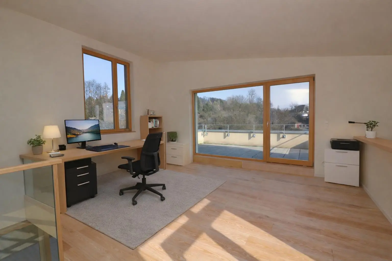 Arbeitszimmer (virtuell eingerichtet)