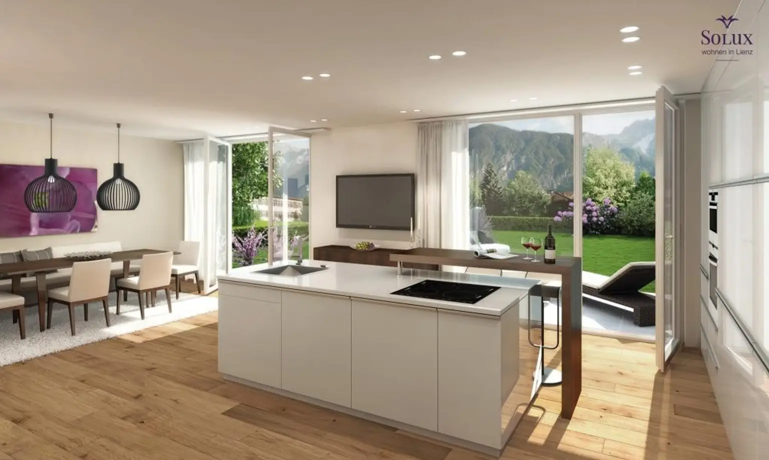 Architektur trifft Luxus - Exklusive Gartenwohnung