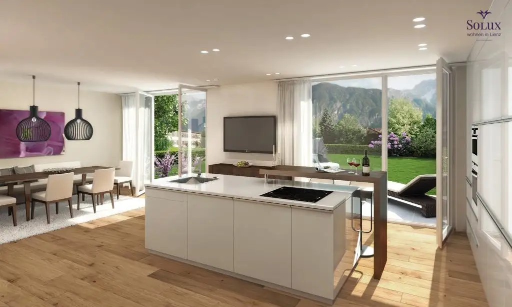 Architektur trifft Luxus - Exklusive Gartenwohnung