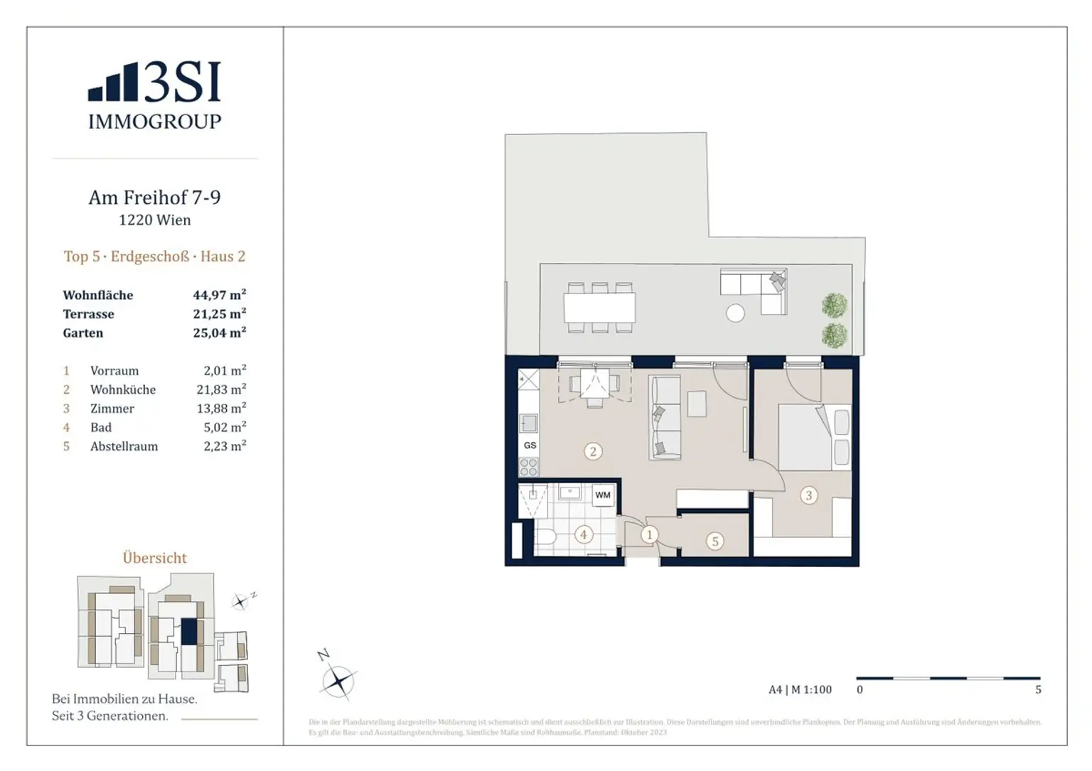 2 Zimmer Anlegerhit mit herrlichem Garten und großer Terrasse! U1 in unmittelbarer Nähe!