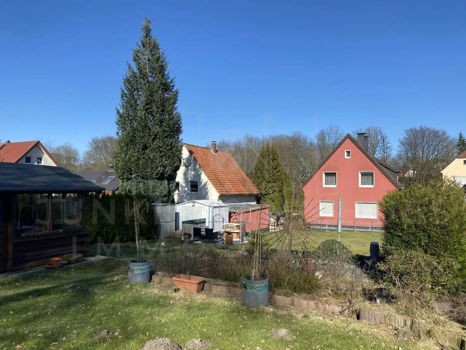Blick auf das Haus