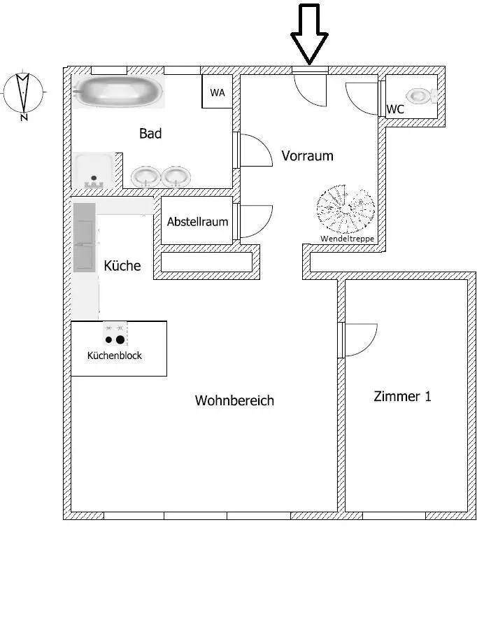 Wohnungsplan 1