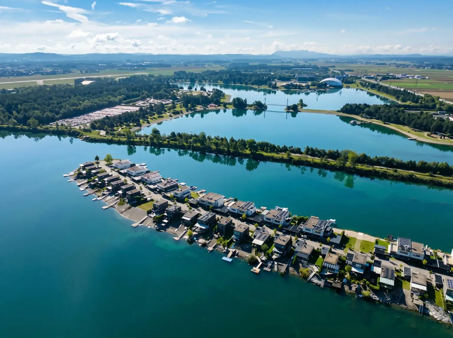Wohnen direkt am See