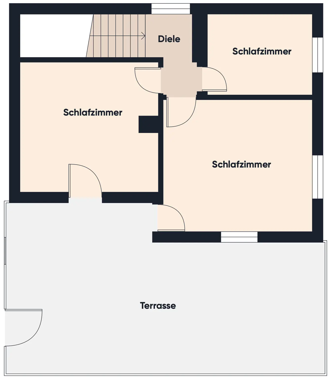 Grundrissplan ohne Maßstab W1 OG