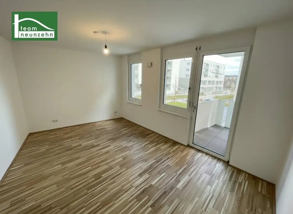 FLAIR City living - Moderne Wohnung mit großen Zimmern und Abstellraum nahe S-Bahn Atzgersdorf in toller Anlage! Ab Jänner 2026!