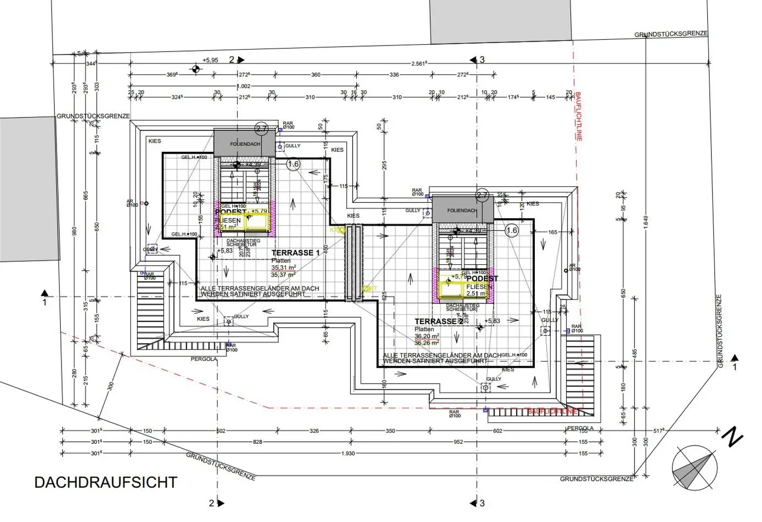 Doppelhaushälften Neubau – belagsfertig mit Dachterrasse!