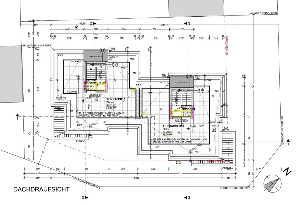 Doppelhaushälften Neubau – belagsfertig mit Dachterrasse!
