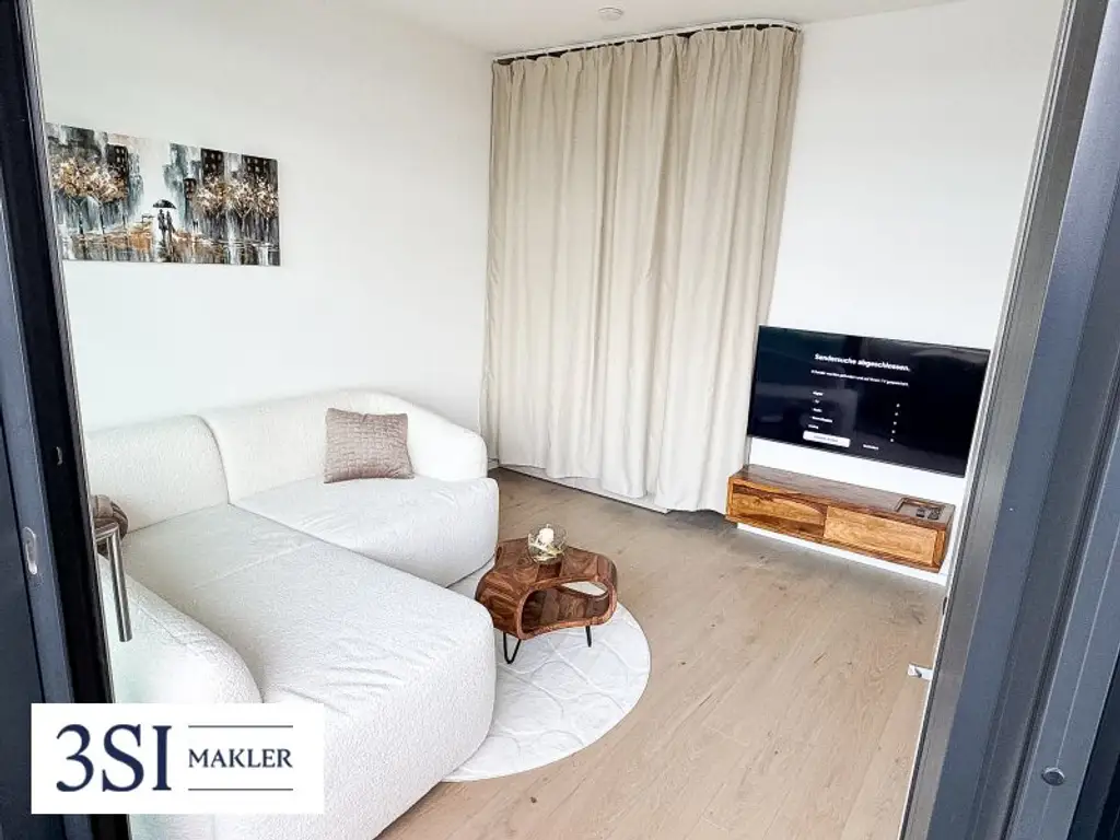 Exklusive möblierte Wohnung in den DANUBEFLATS mit phantastischem Ausblick