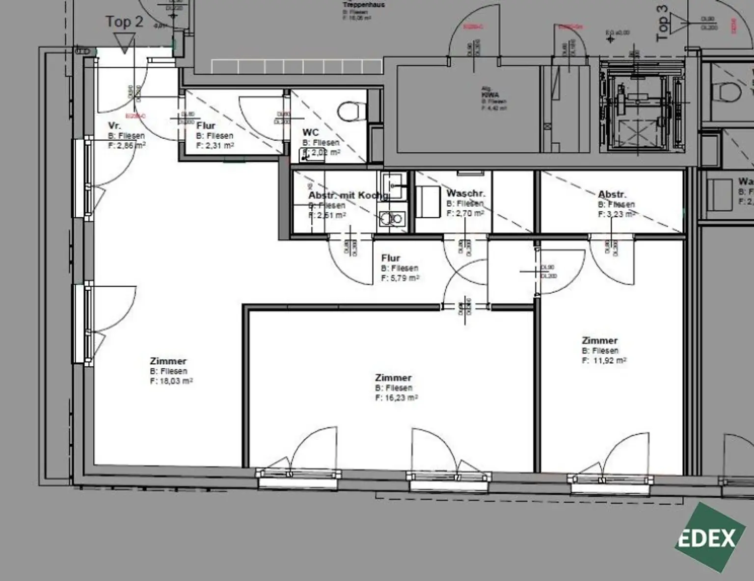 Erstbezug: Modernes 3-Zimmer-Büro mit Kühlung im 18. Bezirk