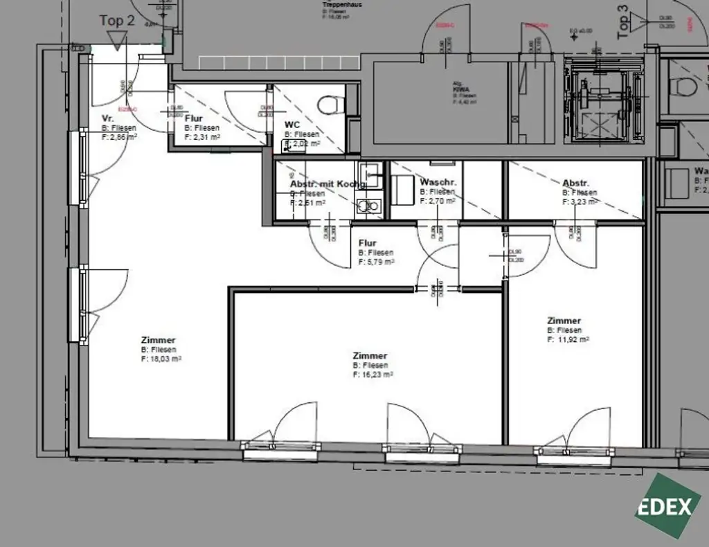 Erstbezug: Modernes 3-Zimmer-Büro mit Kühlung im 18. Bezirk