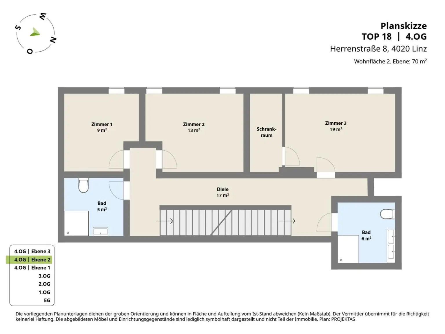 Herrenstraße Acht: Design-Penthouse in allerbester Innenstadtlage!